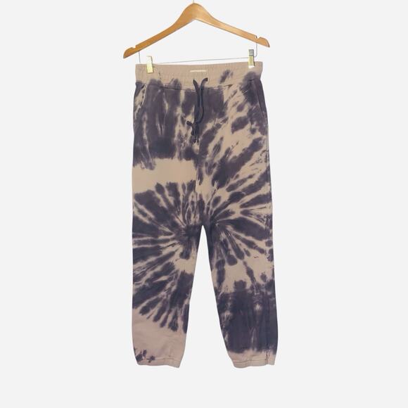 Madewell Tie Dye Sweatpants Women’s Small Fits S Brown Black Relaxed Fit - Picture 1 of 7